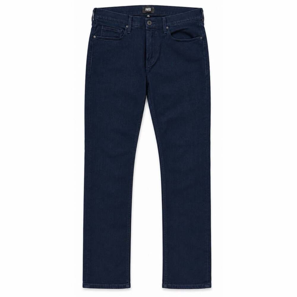 Paige Federal Slim Straight Jeans Dark Blue 34x33